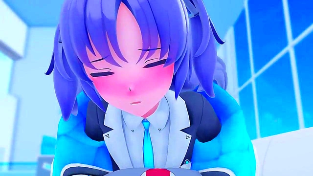 Tatsumaki Bends Over for a Sizzling Blowjob Orgasm in Infirmary Uncensored Anime Scene