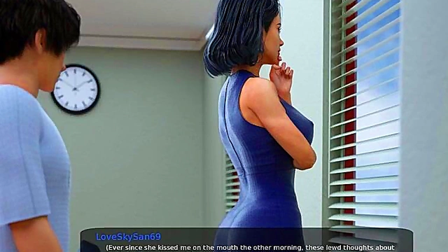 Busty Otokonoko Lures Four Elements Trainer into Wild Ecchi Fantasy Sex Session