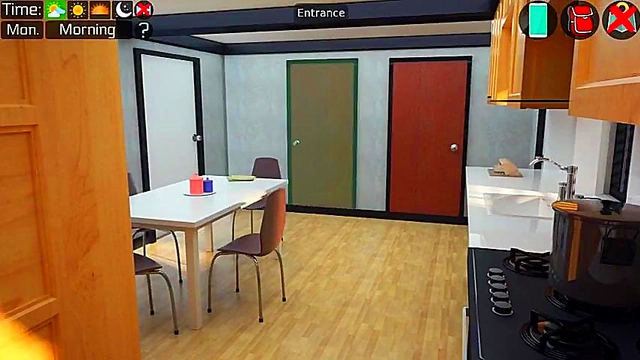 Busty Otokonoko Lures Four Elements Trainer into Wild Ecchi Fantasy Sex Session