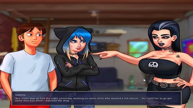 Stepsister Gives Stranger a Sultry Blowjob and Ass Teasing Until Explosive Orgasm