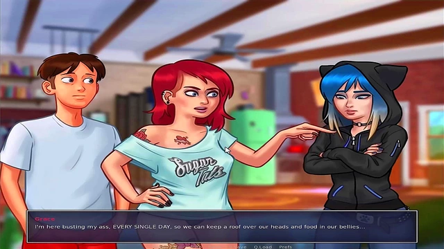 Stepsister Gives Stranger a Sultry Blowjob and Ass Teasing Until Explosive Orgasm