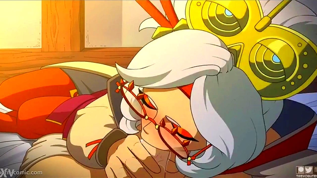 Monmusu Anime Girl 18+ Teases with Tit Play and Hand Job Orgasm in Uncensored Fantasy