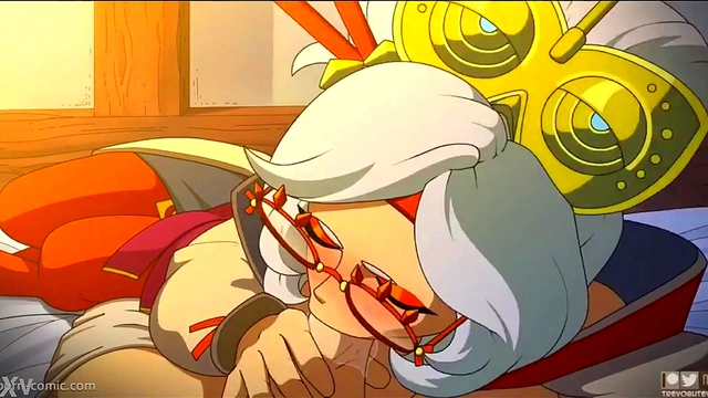 Monmusu Anime Girl 18+ Teases with Tit Play and Hand Job Orgasm in Uncensored Fantasy