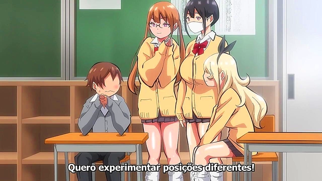 Cute Hentai Girl 18+ Sucks Hard Then Swallows His Cum in Intimate Blowjob Scene