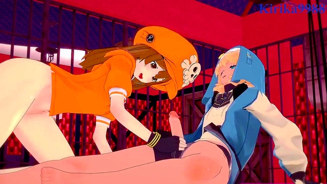 Hentai HGame Scene Ignites Wild Fantasy Sex with Electric Pleasure and Deep Passion