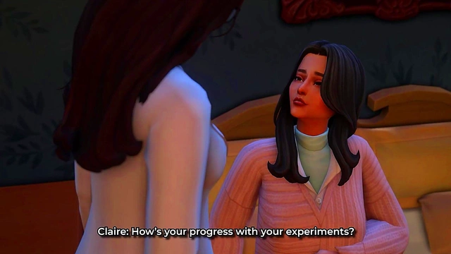 Fangs & Roses Ep 2 – Sensual 3D Lesbian Vampires in Heat