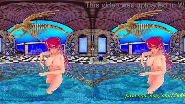 Marine Dances Sensually in VR180 MMD – Hot Hololive Hentai Action