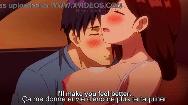 Tight Hentai Babe Fingers Herself Wet in Car Till Squirt Explosion (Subbed)