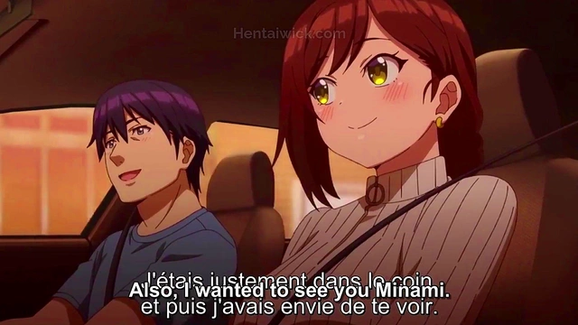 Tight Hentai Babe Fingers Herself Wet in Car Till Squirt Explosion (Subbed)