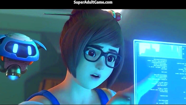 D.Va’s Steamy Dream – Wild Threesome Fuck Fest with Soldiers – 3D Hentai Action