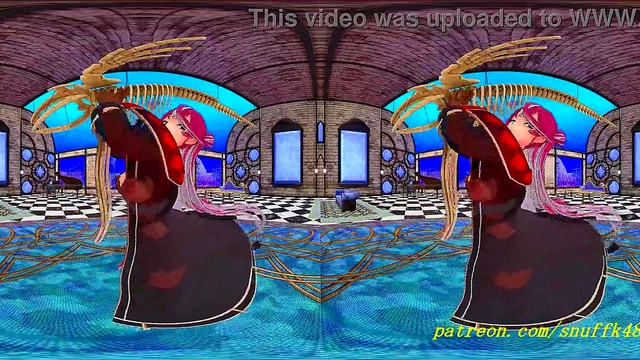 Marine Dances in VR180 MMD – Sensual Hololive Hentai Fantasy