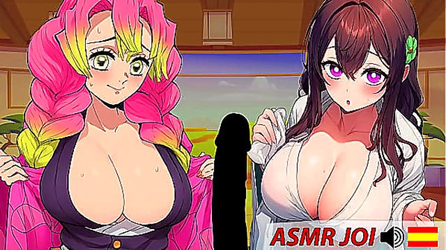 Entrenamiento Erótico con Chicas de Kimetsu – JOI en Español Caliente