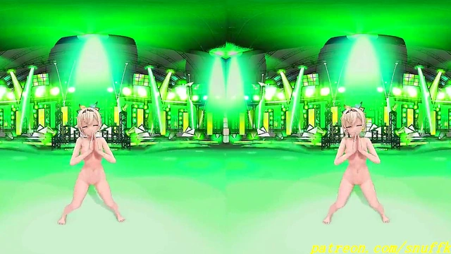 Iroha Dances Sensually in VR MMD Fantasy – Hololive Lust Unleashed