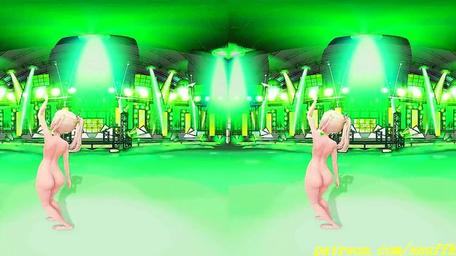 Iroha Dances Sensually in VR MMD Fantasy – Hololive Lust Unleashed