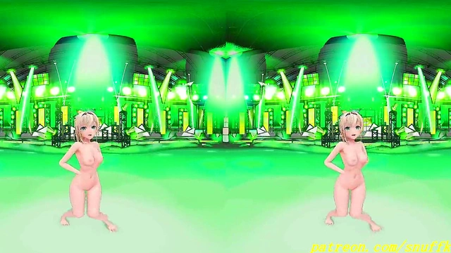 Iroha Dances Sensually in VR MMD Fantasy – Hololive Lust Unleashed