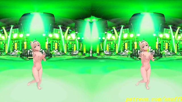 Iroha Dances Sensually in VR MMD Fantasy – Hololive Lust Unleashed
