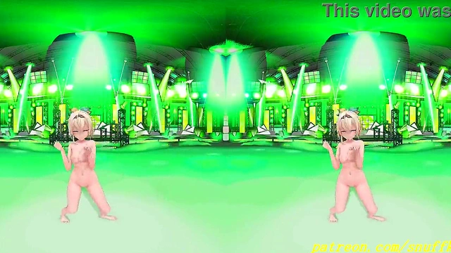 Iroha Dances Sensually in VR MMD Fantasy – Hololive Lust Unleashed