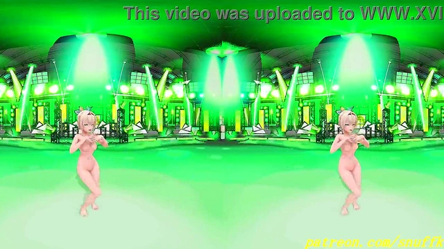 Iroha Dances Sensually in VR MMD Fantasy – Hololive Lust Unleashed