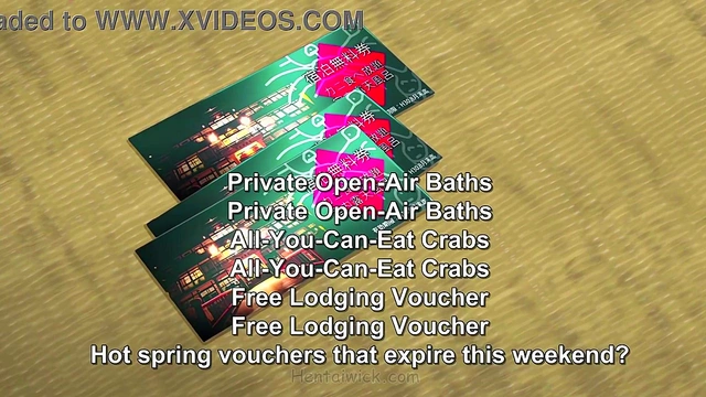 Steamy Moans Fill the Outdoor Onsen – Unlikely Hentai Threesome Ignites