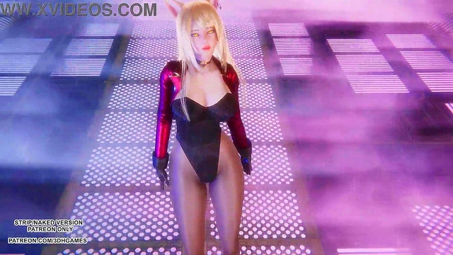 Meovv Performs Sensual Ahri-Inspired K-pop Dance in Steamy MMD Animation