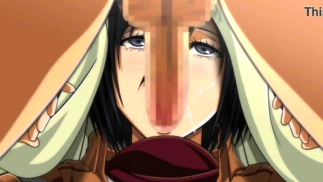 Mikasa Pleasures Levi with Sensual Blowjob in SNK Hentai Fantasy