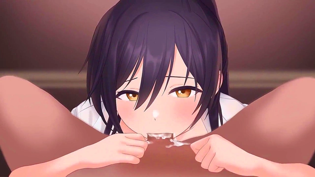 Shirase Gets Sensual Boobjob and Blowjob Action in Steamy Idolmaster Hentai