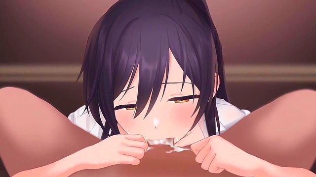 Shirase Gets Sensual Boobjob and Blowjob Action in Steamy Idolmaster Hentai