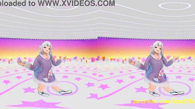 Hololive Idol’s Sensual VR MMD Dance – Immersive 3D Blowjob Fantasy