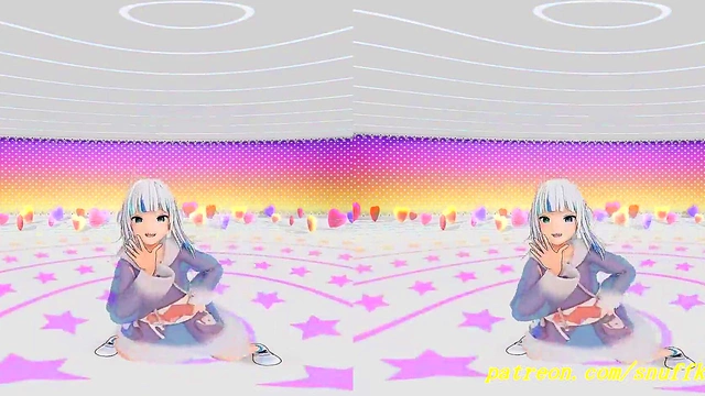 Hololive Idol’s Sensual VR MMD Dance – Immersive 3D Blowjob Fantasy