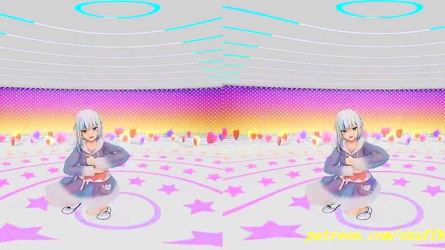 Hololive Idol’s Sensual VR MMD Dance – Immersive 3D Blowjob Fantasy