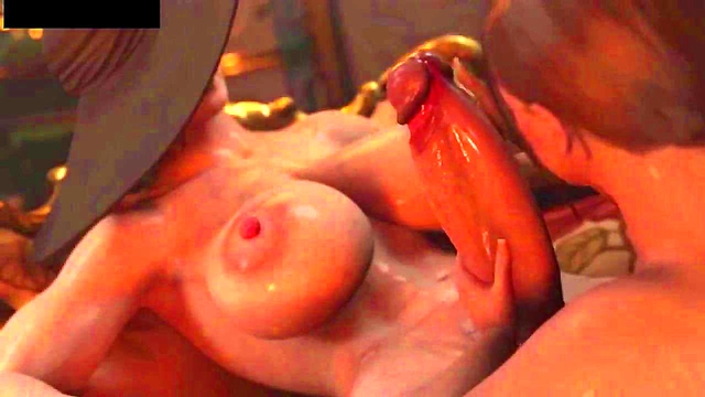 Teen 18+ Blonde Enjoys Rough Hentai Sex Ride from Horny Stud