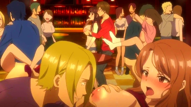 Swinger Party Gone Wild – My Busty Coworker’s First Orgy Experience, Hentai