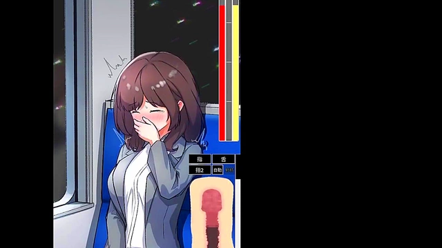 Office Lady Pleasure Quest – Magic Masturbator Encounter on Train Ride