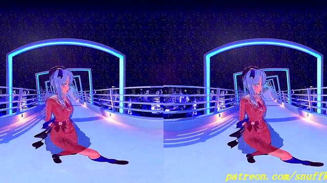 Suisei Dances Sensually in VR180 MMD – Hot Hololive Action