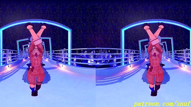 Suisei Dances Sensually in VR180 MMD – Hot Hololive Action