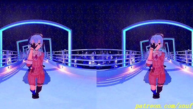 Suisei Dances Sensually in VR180 MMD – Hot Hololive Action