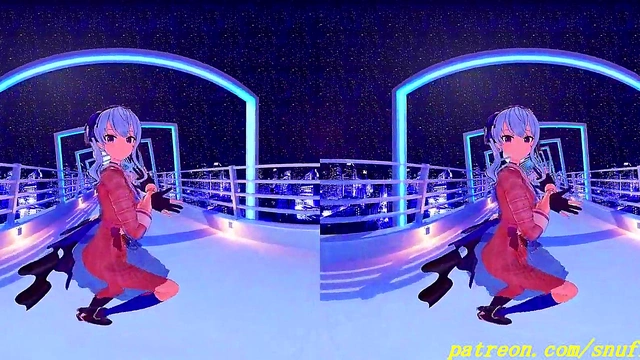 Suisei Dances Sensually in VR180 MMD – Hot Hololive Action