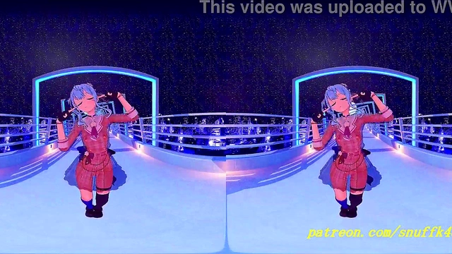 Suisei Dances Sensually in VR180 MMD – Hot Hololive Action