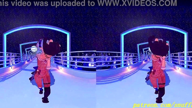 Suisei Dances Sensually in VR180 MMD – Hot Hololive Action