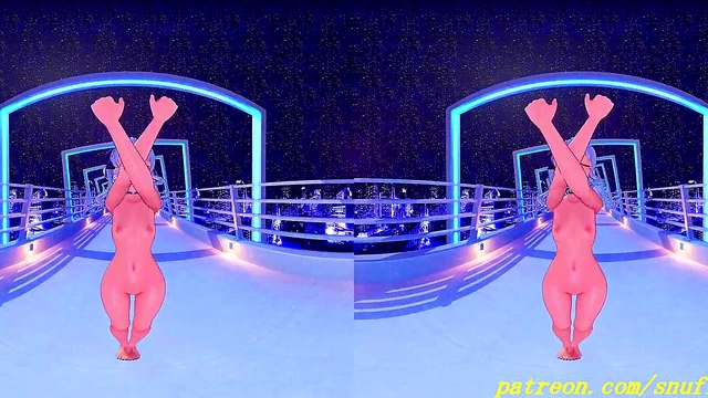 Suisei Dances Naked in VR180 MMD – Hot Hololive 3D Hentai Fantasy
