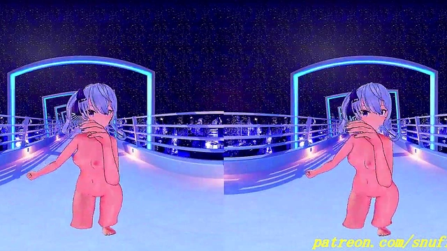 Suisei Dances Naked in VR180 MMD – Hot Hololive 3D Hentai Fantasy