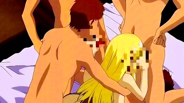 Maid Servant Pleasures Mysterious Strangers in Steamy Hentai Encounter