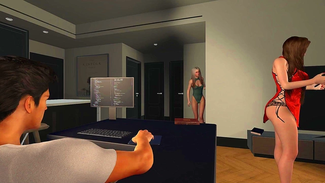 Girlfriend 18+’s Secret Blowjob While Wife Waits Nearby – Steamy 3D Hentai