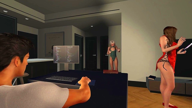 Girlfriend 18+’s Secret Blowjob While Wife Waits Nearby – Steamy 3D Hentai