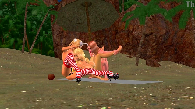 Futanari Heat – Busty Twins Pleasure Trans Lover in Wild 3D Hentai Trio