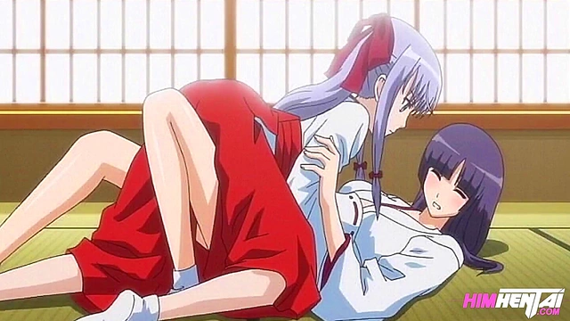 Stepbrother Tempts Stepsis' Lesbian Lover in Steamy Hentai Encounter