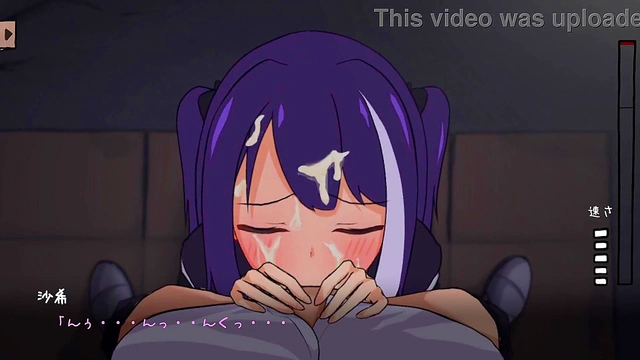 Teen 18+ Pays Busty Beauty for Steamy Back-Alley Blowjob in Naughty Hentai RPG