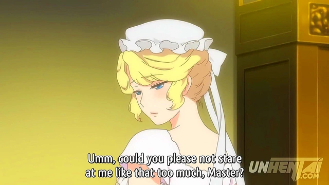 Busty Maid Tempts Master with Steamy Bathtub Encounter [Subbed]