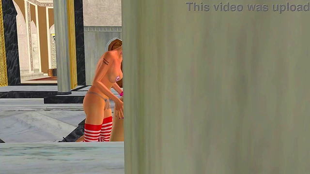 Two Hot Shemale Beauties Share Wild Anal Ride in Steamy Hentai Trio