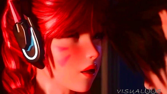 D.Va’s Steamy Romance Unfolds in Bathhouse Encounter